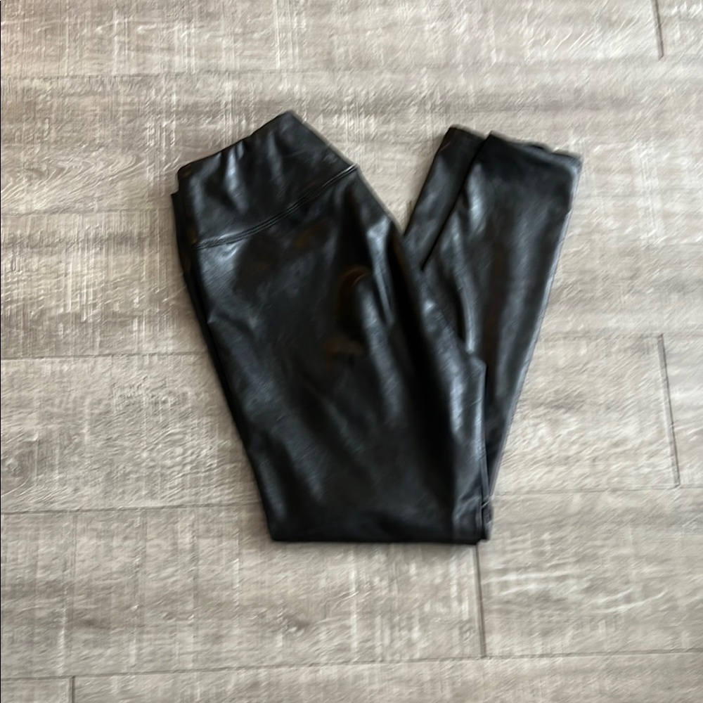 Vegan Leather Leggings